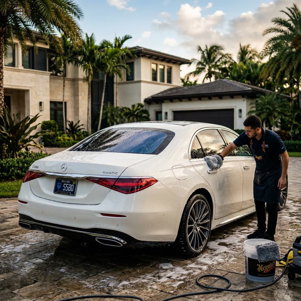 Exterior Car Detailing in Pinecrest